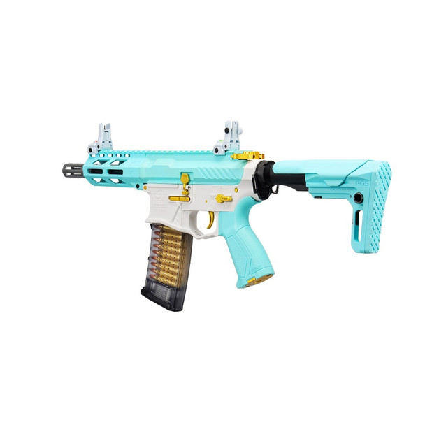 G&G CM16 Batto CQB Combat Machine Airsoft AEG Rifle in Macaron Blue
