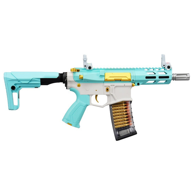 G&G CM16 Batto CQB Combat Machine Airsoft AEG Rifle in Macaron Blue
