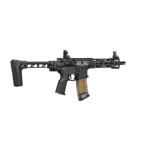 G&G - CM16 Compact 556 Combat Machine Airsoft AEG Rifle with Folding Stock in Black