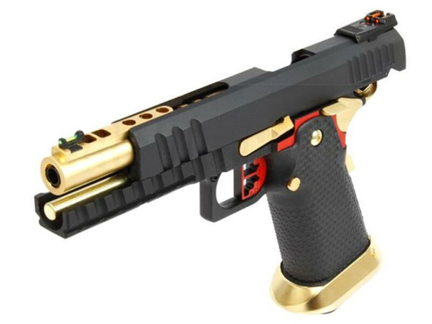 Armorer Works Custom Hi-Capa Gas Blowback Airsoft Pistol in Black (AW-HX2032)
