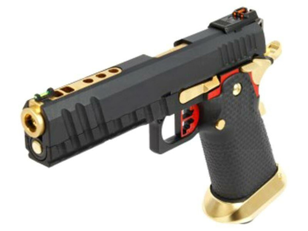 Armorer Works Custom Hi-Capa Gas Blowback Airsoft Pistol in Black (AW-HX2032)