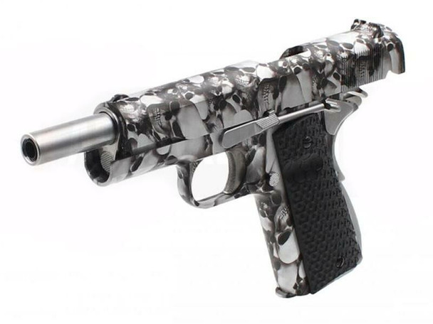 Armorer Works Custom Skull 1911 Gas Blowback Airsoft Pistol (AW-AW-NE2101)