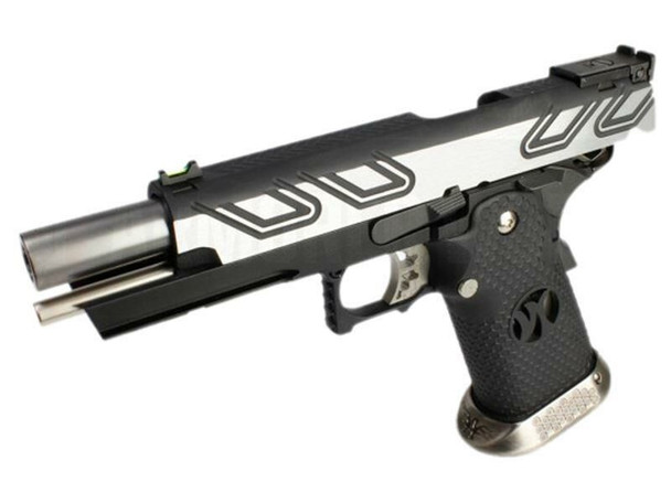 Armorer Works Custom HX23 Series Gas Blowback Airsoft Pistol in Black (AW-HX2301)