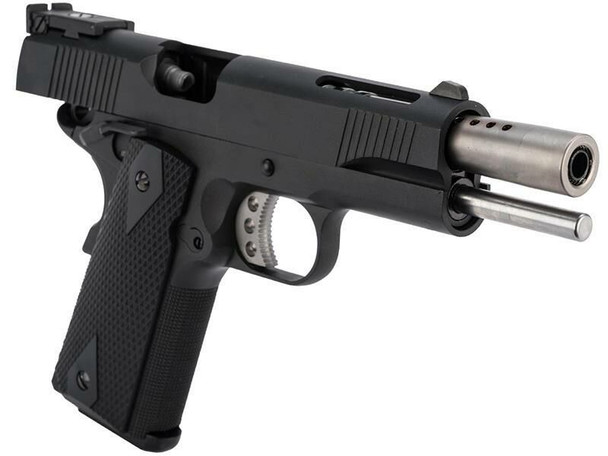 Armorer Works Custom 1911 Gas Blowback Airsoft Pistol in Black (AW-NE1202)
