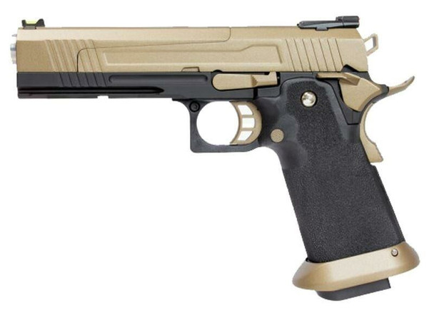 Armorer Works Hi-Capa Gas Blowback Airsoft Pistol in Flat Dark Earth (AW-HX1003)