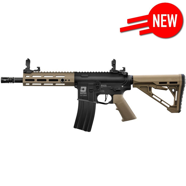 Nuprol Delta Vanguard Sentry 7" Airsoft AEG Rifle in Tan and Black