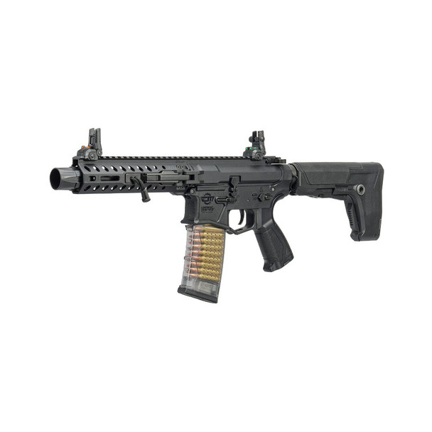 G&G CM16 GMS (Striker) Combat Machine Airsoft AEG Rifle Retractable Stock in Black