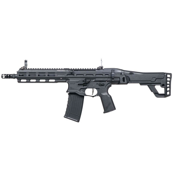 G&G MCP 556 Combat Machine Airsoft AEG Rifle with Adjustable Stock in Black