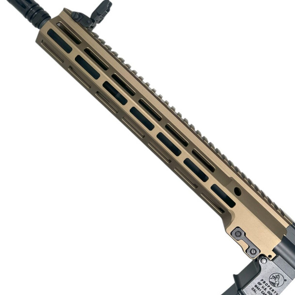 CYMA / EMG COLT.1008 MK16 CGS 13.5" Gas Blowback Airsoft Rifle with Adjustable Stock in Tan / Black