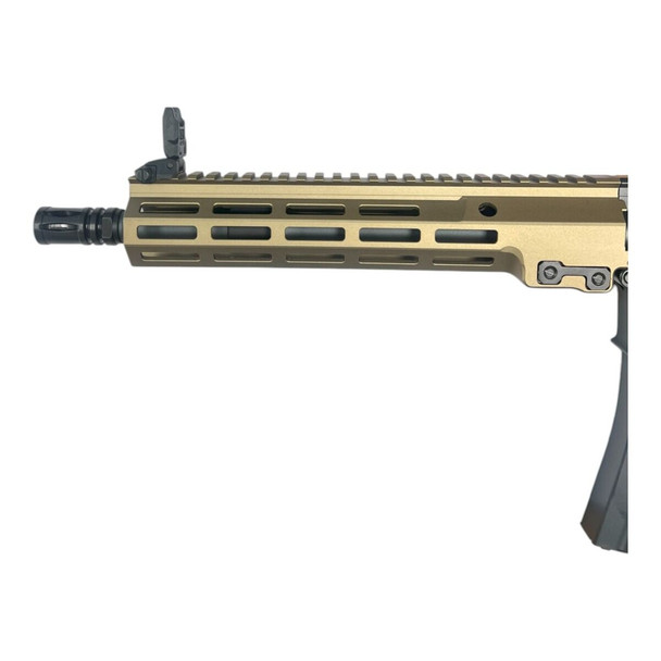 Cyma/EMG COLT.1008 MK16 10.5 Gas Blowback Airsoft Rifle with Adjustable Stock in Black & Tan
