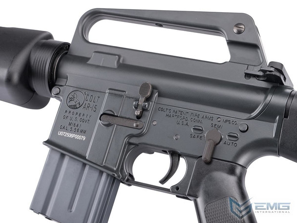 Cyma/EMG Colt M16A1 Lightning Series Gas Blowback Airsoft Rifle CGS - MWS in Black (COLT.1012-LS)