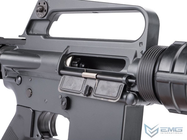 EMG/Cyma Colt XM177E2 Lightning Series Gas Blowback Airsoft Rifle in Black (COLT.1015-LS)