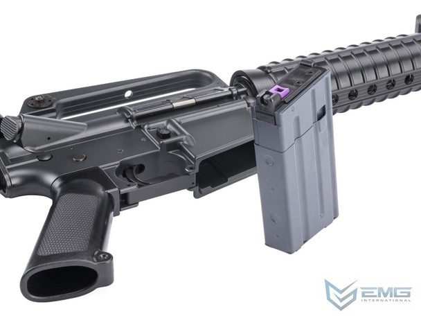 Cyma/EGM Colt XM177E1 Lightning Series Gas Blowback Airsoft Rifle MWS in Black (COLT.1014-LS)