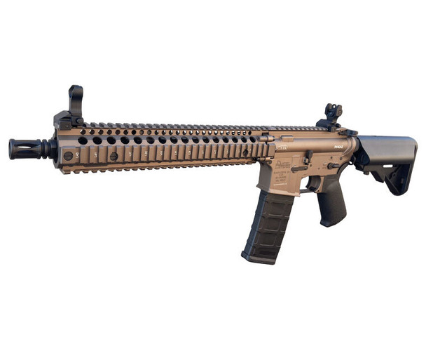 Cyma/EMG Daniel Defense DDM4 Full Metal AEG Platinum QBS Gearbox in Dark Earth/Tan (CM105DDL-DE)
