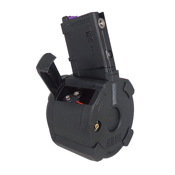 Cyma MWS Drum Magazine 500 Rounds for M4 MWS System Airsoft Rifles D500 Gas/HPA in Black