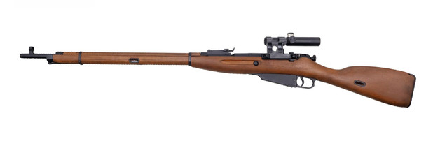 Double Bell 105+ Mosin Nagant M1891/30 Shell Ejecting Airsoft Sniper Rifle in Real Wood