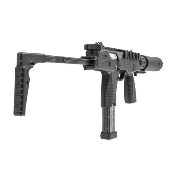 Maruyama MP-IX / MP9 DX Gas Blowback Submachine Gun with Silencer in Black