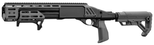 Golden Eagle AT8905T 8905 DOOMSDAY Tri-Shot Gas Pump Action Airsoft Shotgun with Adjustable Stock in Grey