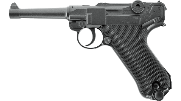 Umarex Legends P08 Luger Full Metal CO2 Powered Airsoft Pistol in Black