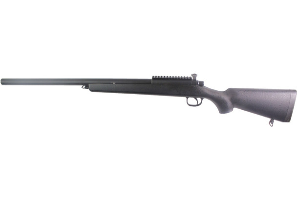 Double Bell 201-A VSR-10 Spring-Powered Bolt Action Airsoft Sniper Rifle in Black