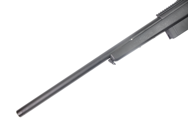 Double Bell 201-A VSR-10 Spring-Powered Bolt Action Airsoft Sniper Rifle in Black