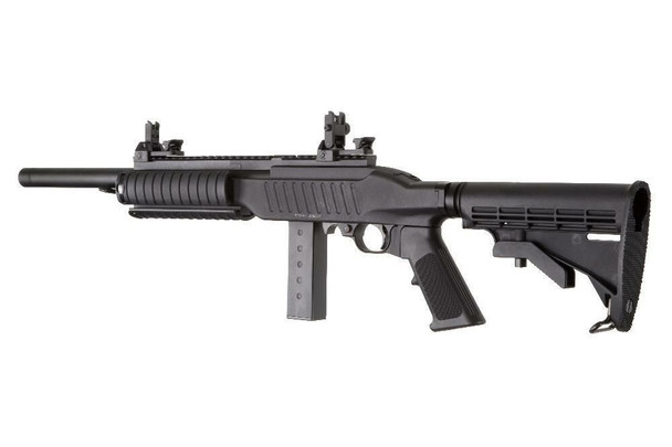 KJ Works KC 02 V2 10/22 Gas Blowback Airsoft Sniper Rifle in Black