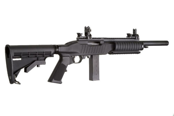 KJ Works KC 02 V2 10/22 Gas Blowback Airsoft Sniper Rifle in Black