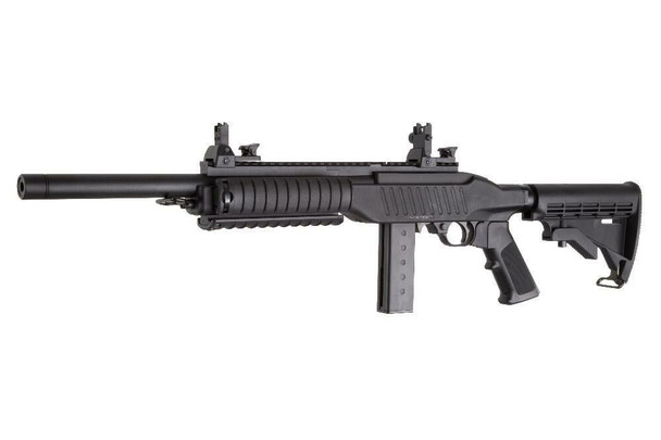 KJ Works KC 02 V2 10/22 Gas Blowback Airsoft Sniper Rifle in Black