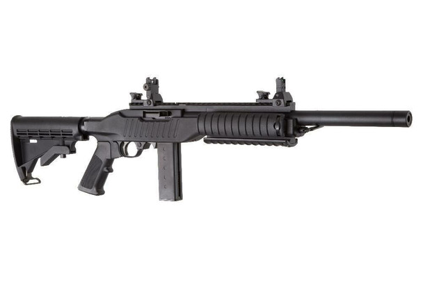 KJ Works KC 02 V2 10/22 Gas Blowback Airsoft Sniper Rifle in Black