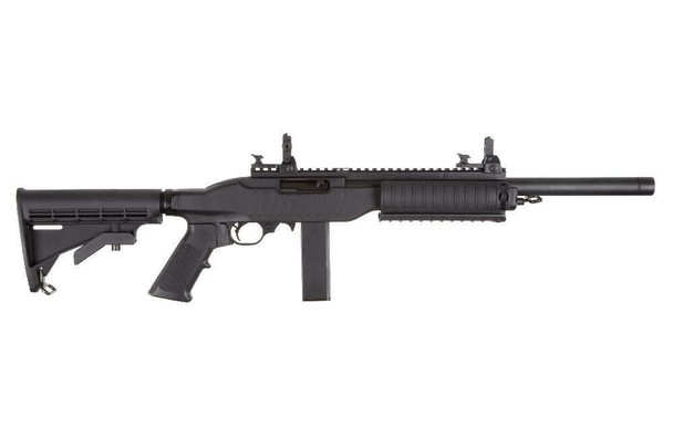 KJ Works KC 02 V2 10/22 Gas Blowback Airsoft Sniper Rifle in Black