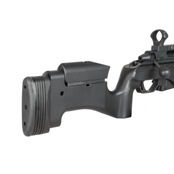 Ares MSR-009 Mid-Range Gas-Powered Bolt Action Sniper Rifle with Scope & Bipod in Black