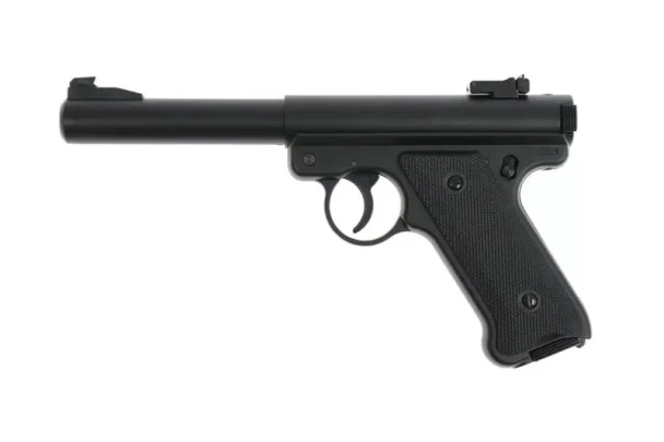 KJ Works Ruger MK1 Non-Blowback Airsoft Pistol in Black