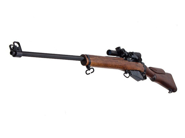 Ares Classic Line Lee Enfield L42A1 Airsoft Sniper Rifle with Scope & Mount in Wood (CLA-006)