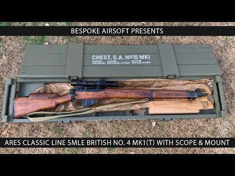 Ares Classic Line Lee Enfield L42A1 Airsoft Sniper Rifle with Scope & Mount in Wood (CLA-006)
