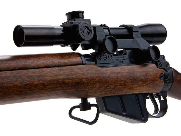 Ares Classic Line Lee Enfield L42A1 Airsoft Sniper Rifle with Scope & Mount in Wood (CLA-006)