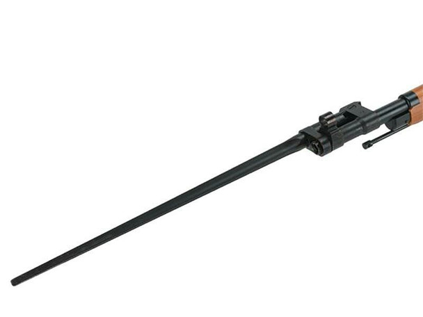 Win Gun Mosin-Nagant M44 Overlord Co2-Powered Airsoft Sniper Rifle with Folding Bayonet in Wood