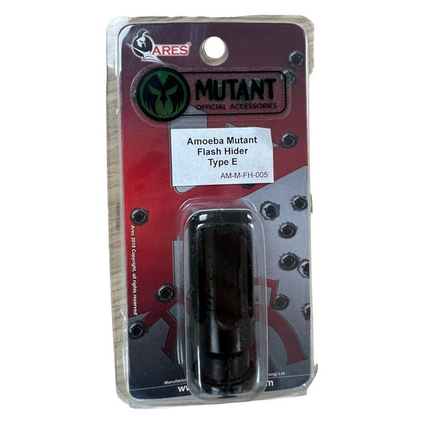 Ares x Amoeba Mutant Airsoft Rifles  Flash Hider - Type E (AM-M-FH-005) in Black
