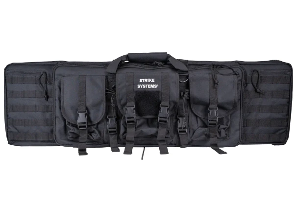 ASG Strike Systems Airsoft Rifle Large Padded Case 105x32x10cm with Multiple Pockets in Black