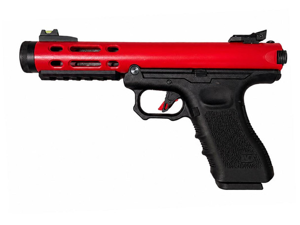 WE GALAXY G Series Gas Blowback Airsoft Pistol in Red