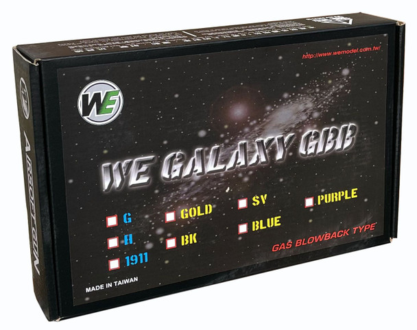 WE GALAXY G Series Gas Blowback Airsoft Pistol in Purple