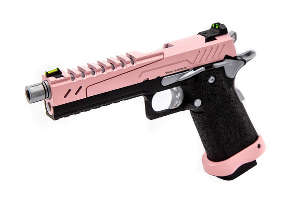 Vorsk HI CAPA 5.1 Split Slide Gas Blowback Airsoft Pistol in Pink