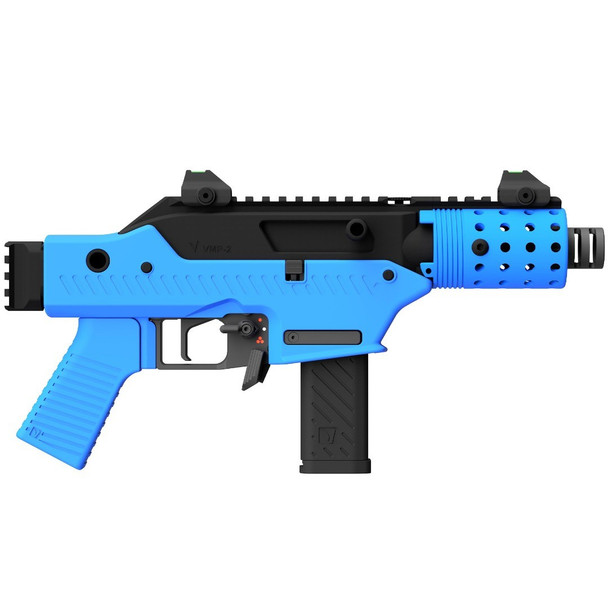 Vorsk VMP-2C Gas Blowback Pistol Submachine Gun in Dual Tone Blue (Semi & Full-Auto)
