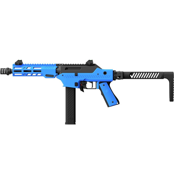 Vorsk VMP-2S Gas Blowback Submachine Gun with Folding Stock in Blue (Semi & Full-Auto)