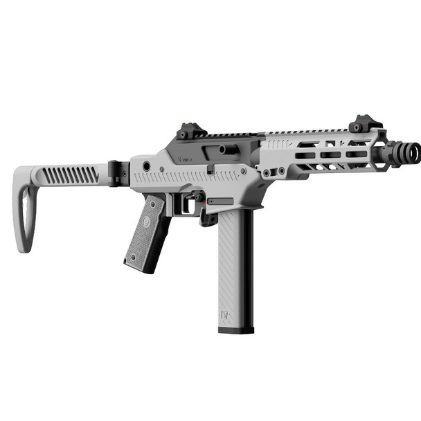 Vorsk VMP-2S Gas Blowback Submachine Gun with Folding Stock in Grey (Semi & Full-Auto)