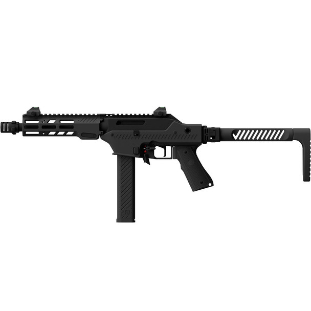 Vorsk VMP-2S Gas Blowback Submachine Gun with Folding Stock in Black (Semi & Full-Auto)