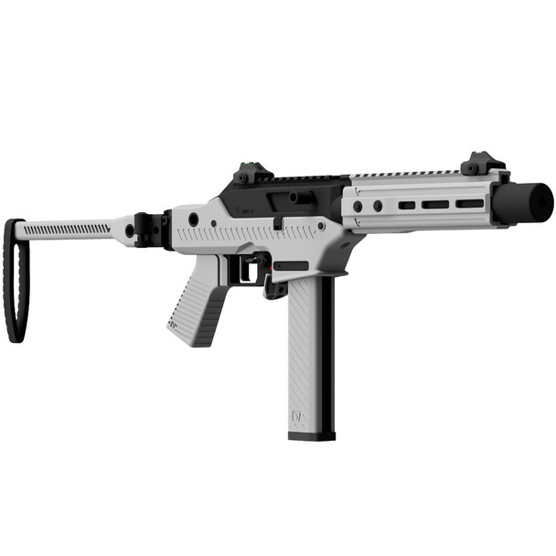 Vorsk VMP-2SD Gas Blowback Submachine Gun with Folding Stock in Grey (Semi & Full-Auto)