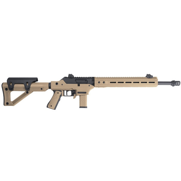 Vorsk VMP-2D Gas Blowback Airsoft Rifle with Adjustable Stock in Desert Tan (300 FPS / 0.85 Joule Low Flow)