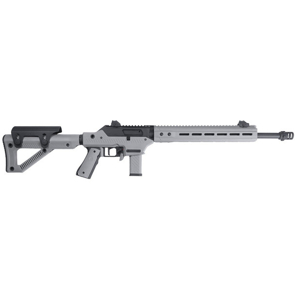 Vorsk VMP-2D Gas Blowback Airsoft Rifle with Adjustable Stock in Grey (300 FPS / Fixed Semi-Auto)
