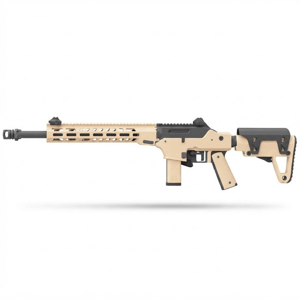 Vorsk VMP-2MD Gas Blowback Airsoft Rifle with Adjustable Stock in Desert Tan (300 FPS / Fixed Semi Auto)