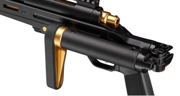 Tokyo Marui VSR-ONE Spring-Powered Bolt Action Airsoft Sniper Rifle in Black & Gold
